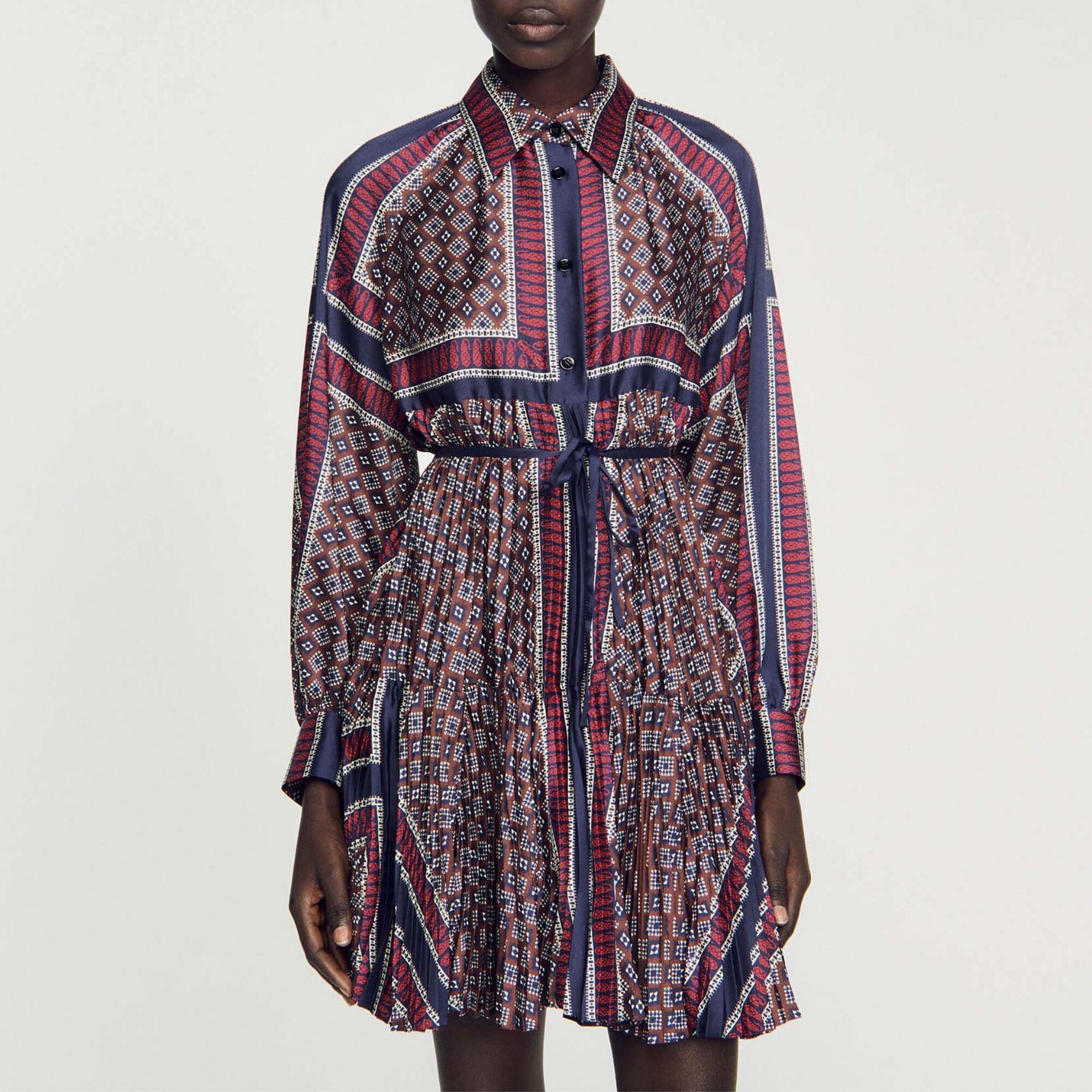 Overhemdjurk mt plooien