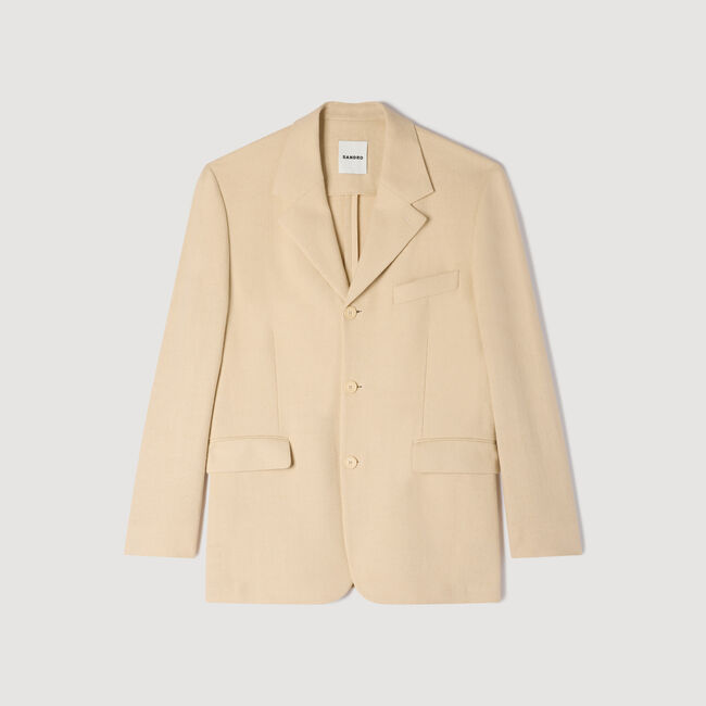 Linnen colbert oversized