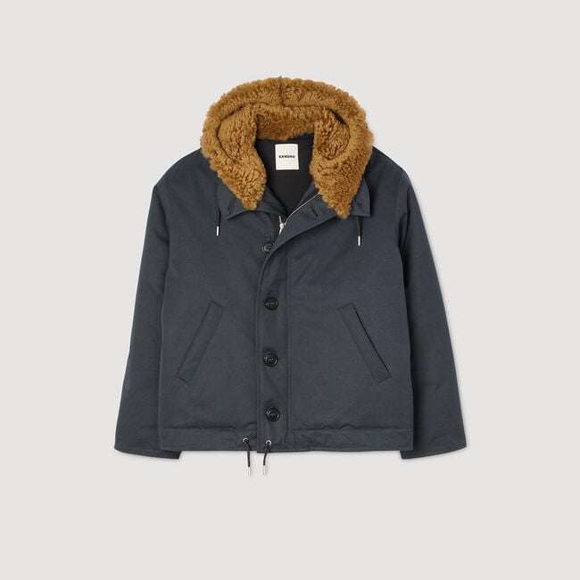 Katoenen parka met capuchon
