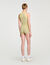 Gestreepte gebreide singlet