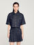Overhemdblouse denim