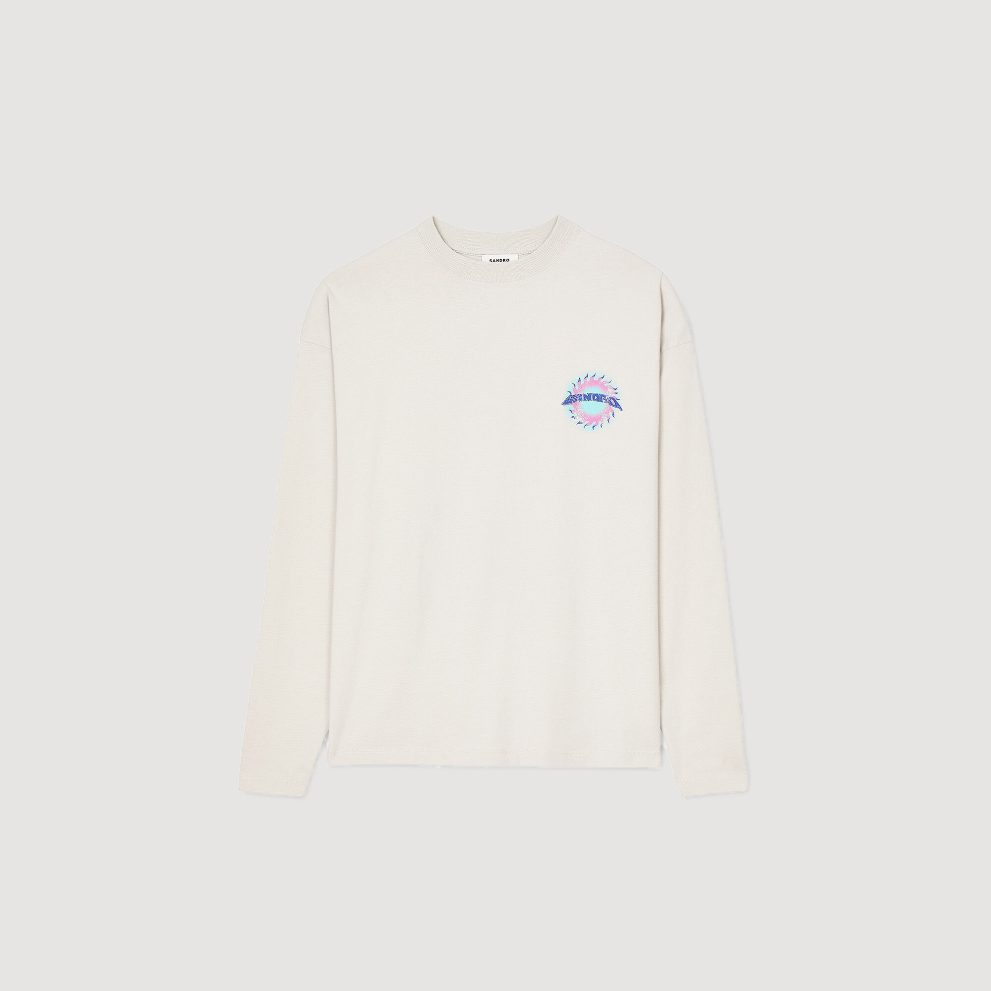 T-shirt met Soleil-print
