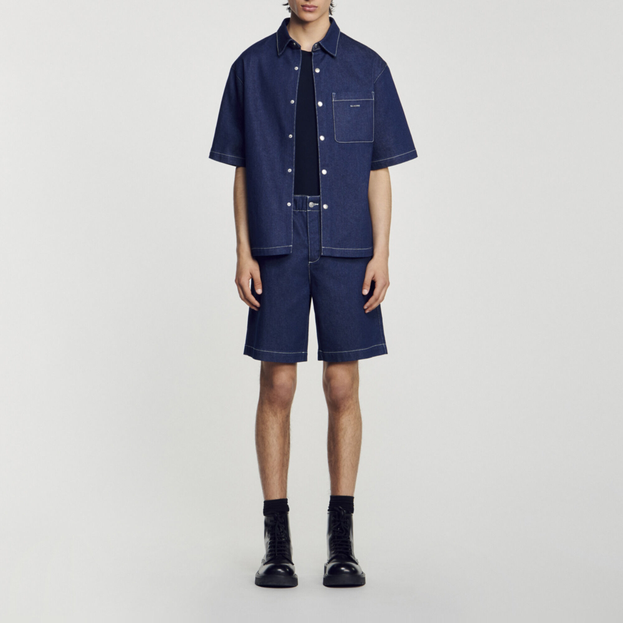 Denim overhemd