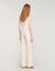 Rechte pantalon met knoopsplitten