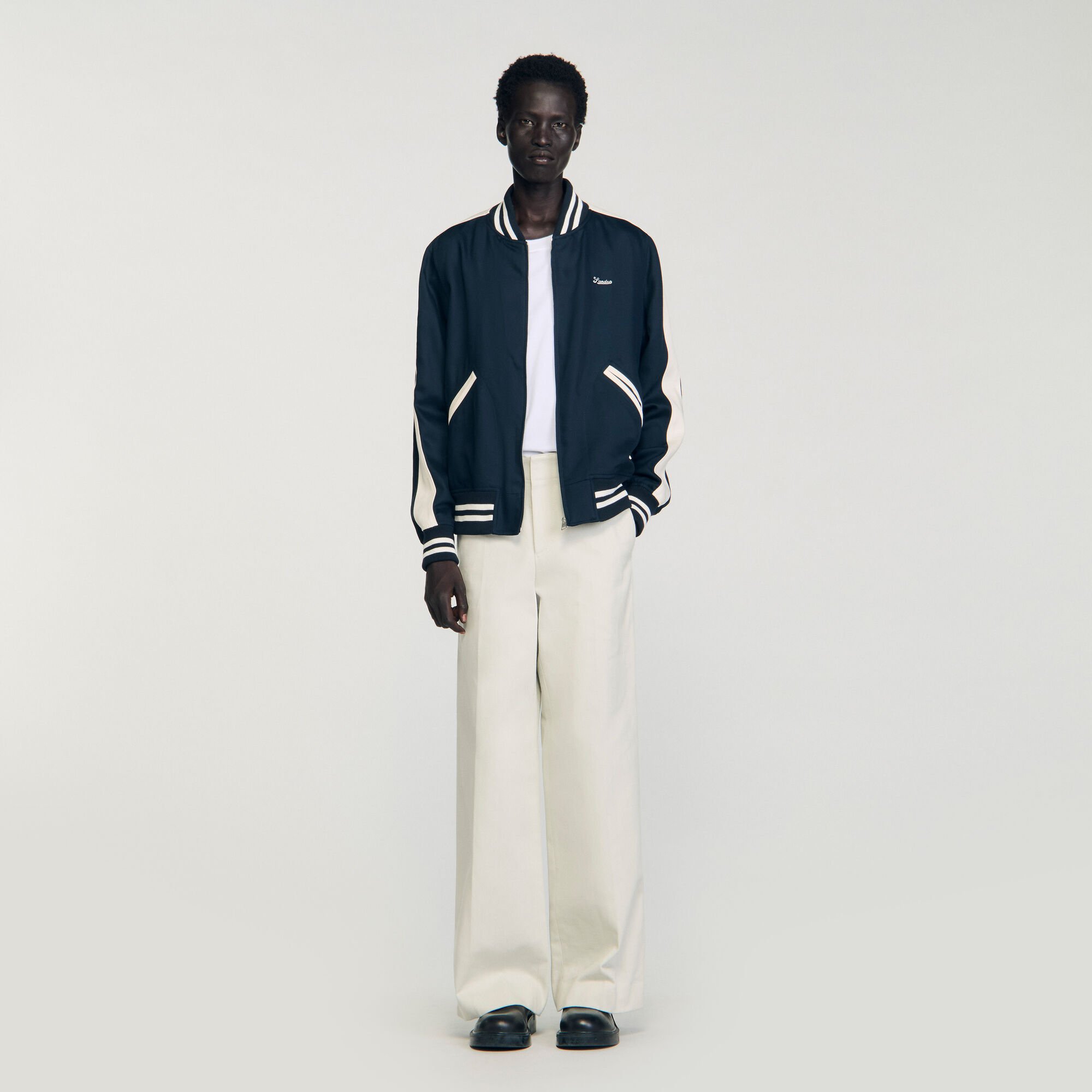Varsity teddy met ritssluiting