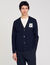 Cardigan vest met bloemdetail