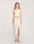 Korte top tricot met ketting