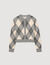 Cardigan vest met ruitmotief