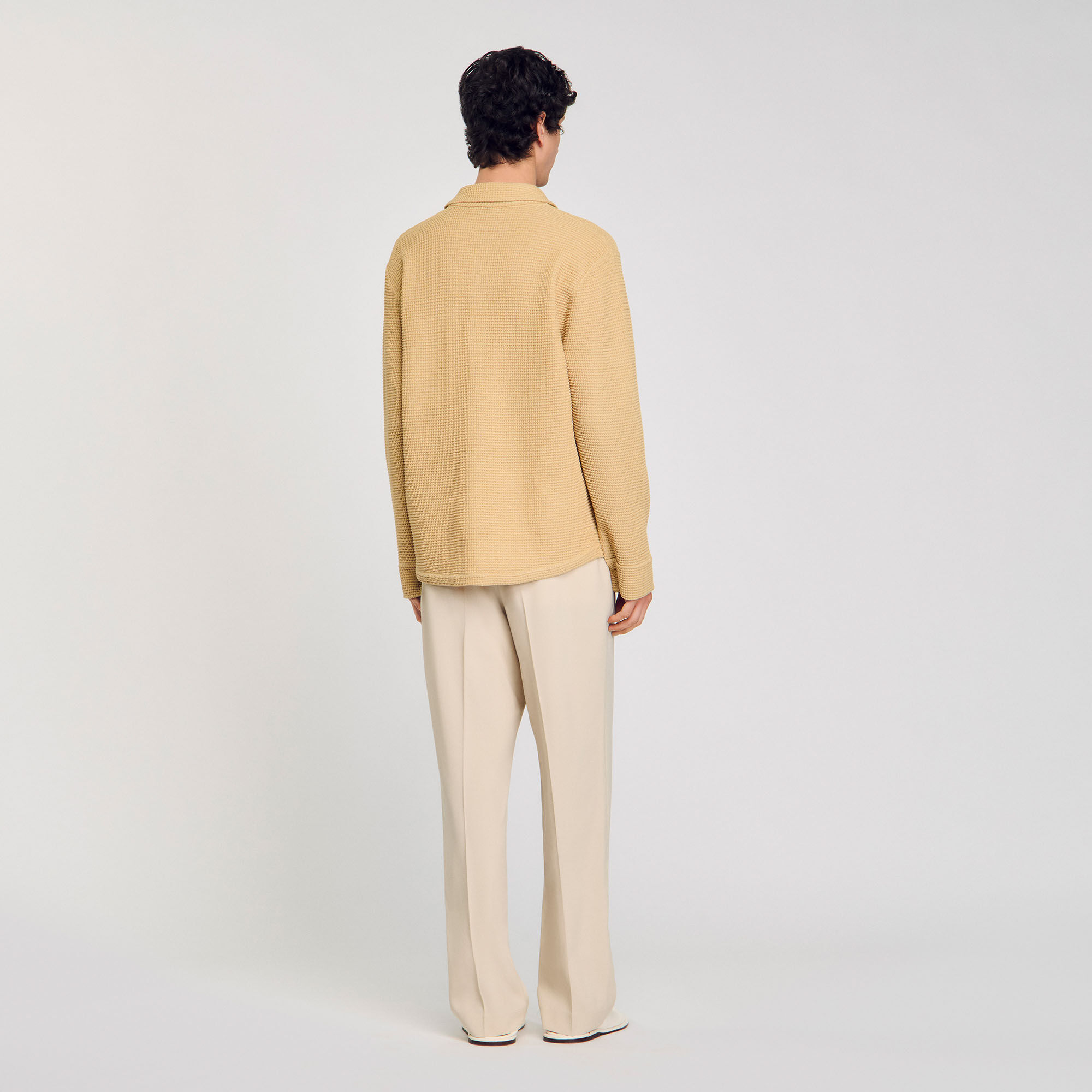 Overhemd oversized gebreid
