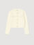 Cardigan vest ribgebreid
