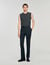 Geruite wollen pantalon