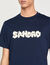 T-shirt met geborduurd Sandro-logo