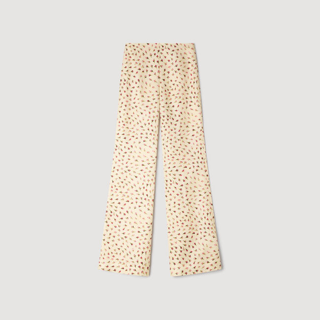 Pantalon met bloemenprint