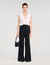 Pantalon met satijnen band