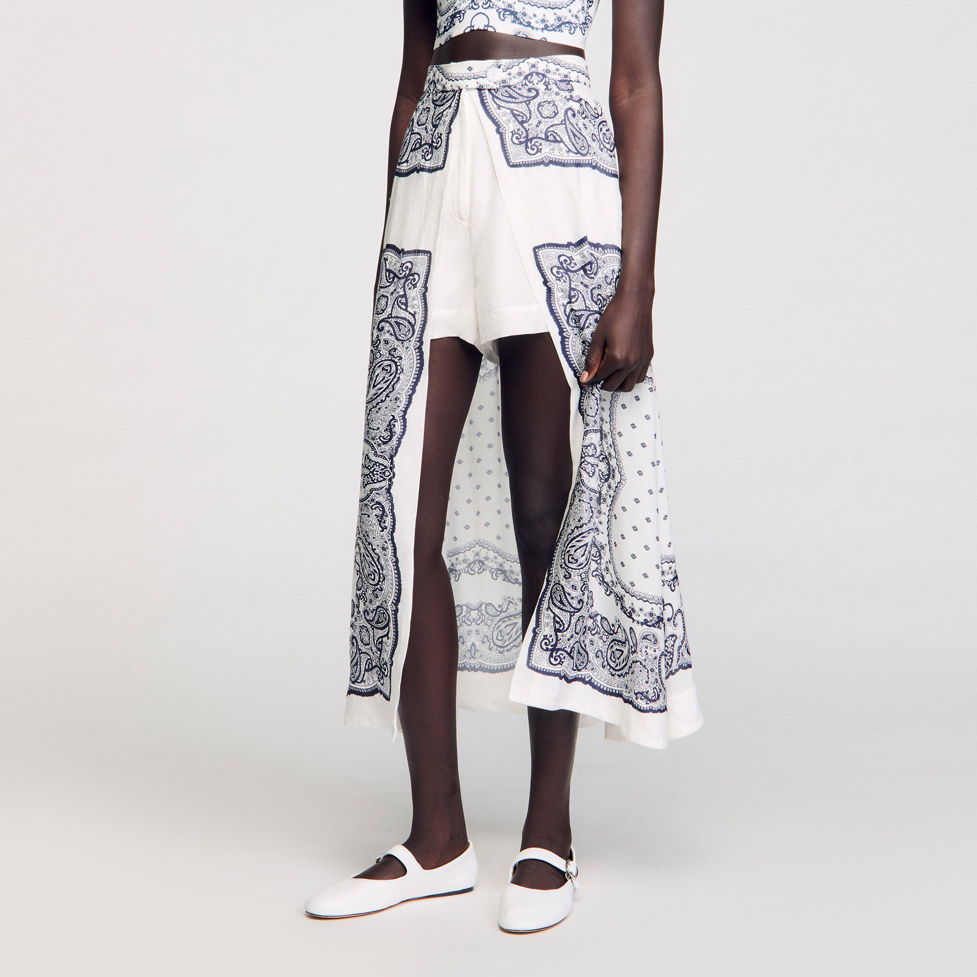 Skort bandana print