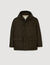 Parka jas van wol met capuchon