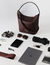 Tas bucket bag leer TANGOSO