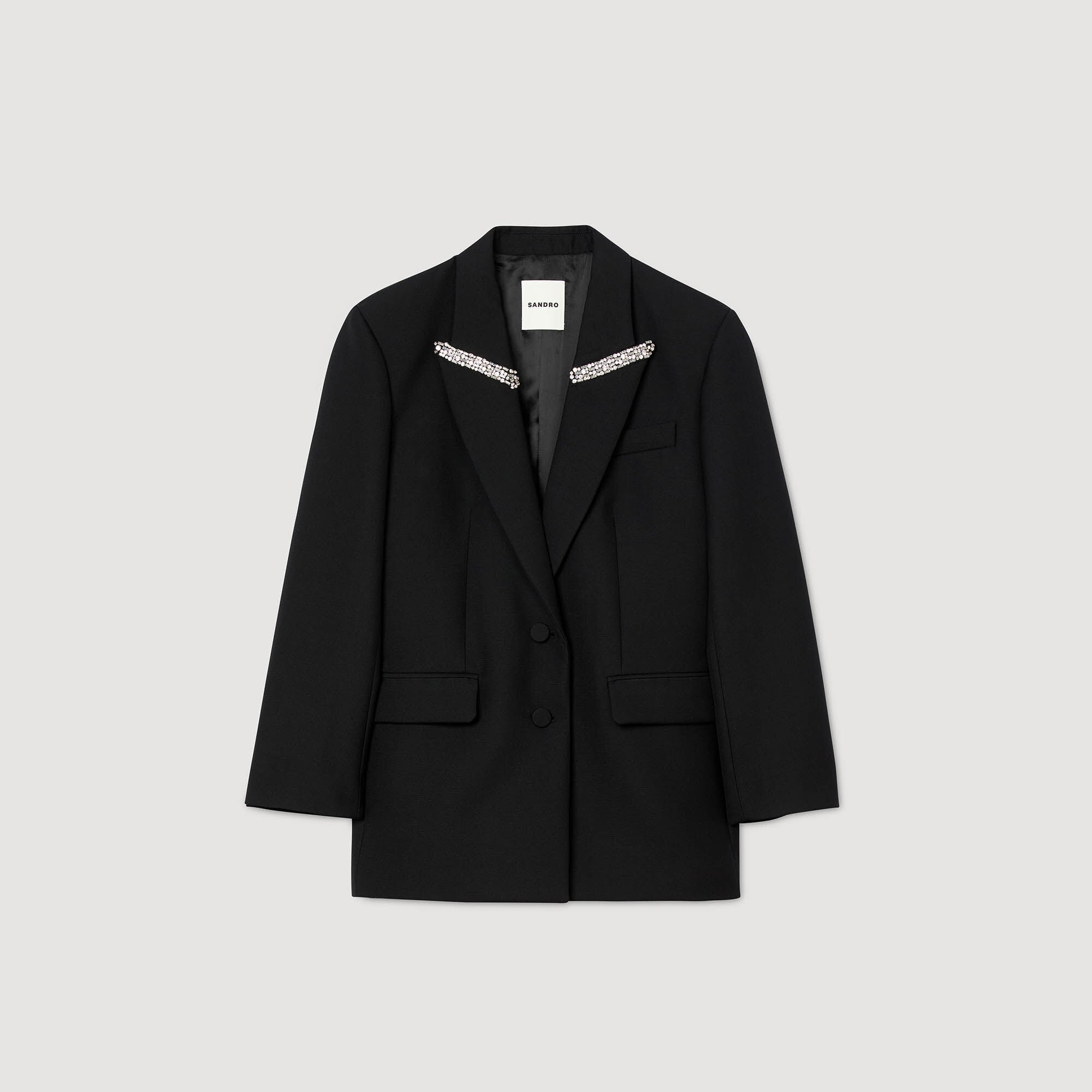 Jasje met stras kraag