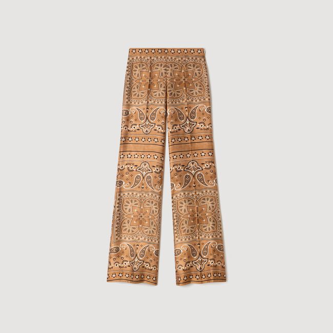 Pantalon soepel bandana print