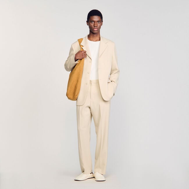 Colbert kostuum oversized wol