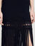 Jurk tricot met franjes