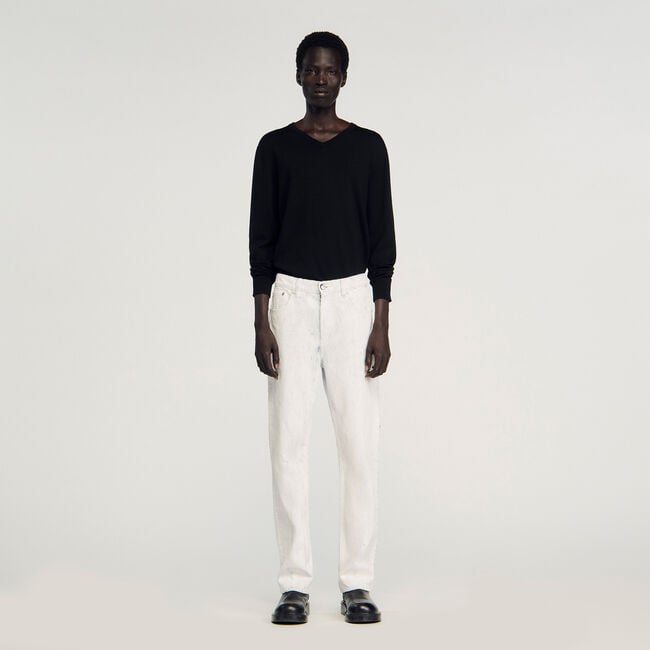 Jeans regular fit met craqueleffect Jeans regular fit met craqueleffect
