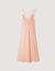 Jurk lingeriestijl met stras