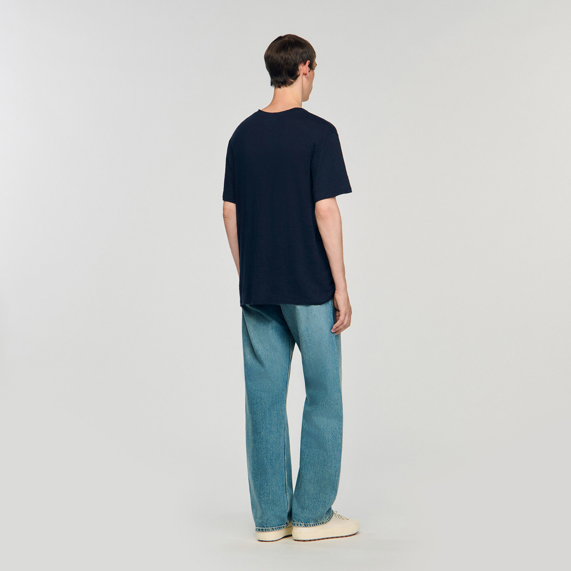 T-shirt van linnen