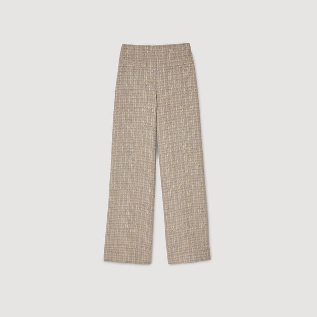 Rechte tweed broek