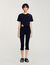 T-shirt geborduurde bloem