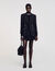 Blazer met gekruiste knoopsluiting