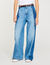 Jeans contrasterende inzetstukken