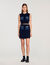 Top tricot en denim