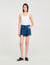 Short denim met stras
