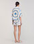 Overhemdblouse Spirales print