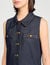 Korte denim jurk