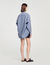 Overhemdblouse geruit met stras