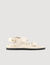 Sandalen van glad lamsleer