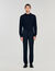 Pantalon van wol met elastiek
