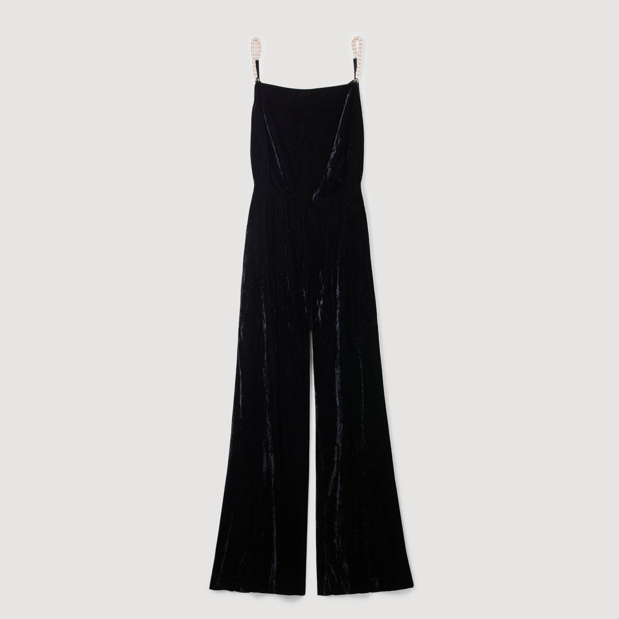 Fluwelen jumpsuit
