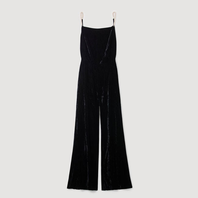 Fluwelen jumpsuit