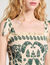 Top gesmokt met bloemenprint