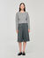 Cardigan met contrasterende stiksel