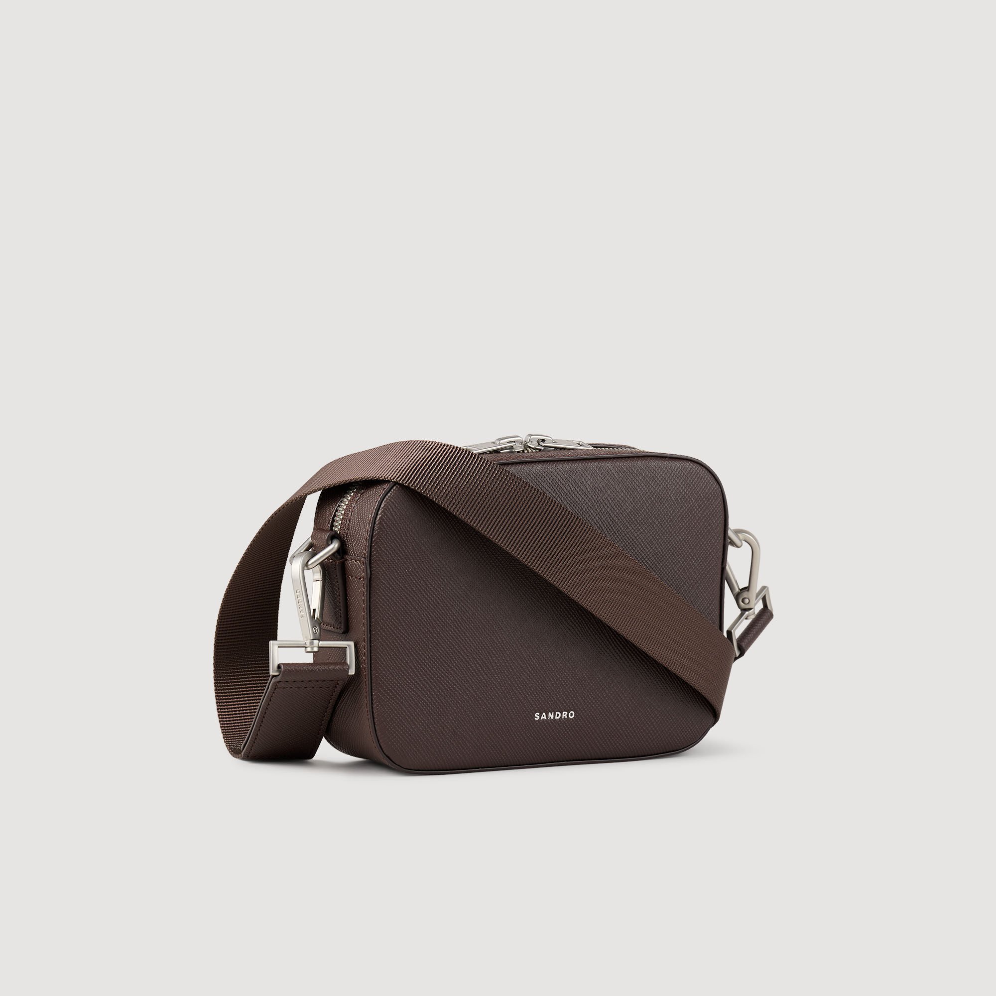 Kleine tas van gereconstrueerd leer