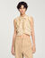 Overhemdblouse kort met volants