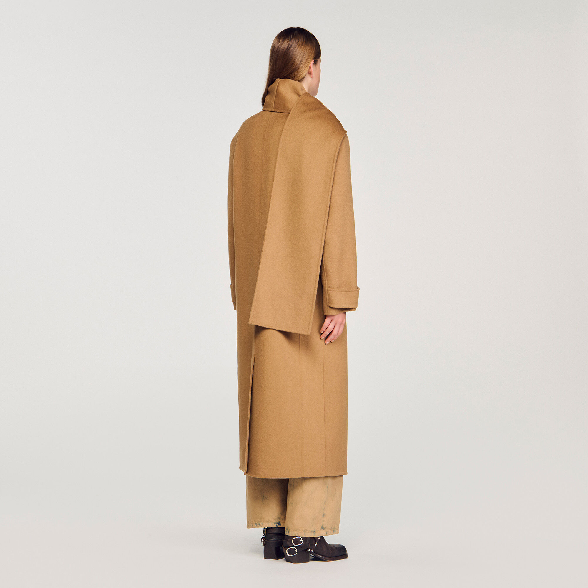 Oversized wollen jas