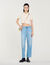 Rechte jeans met lage taille