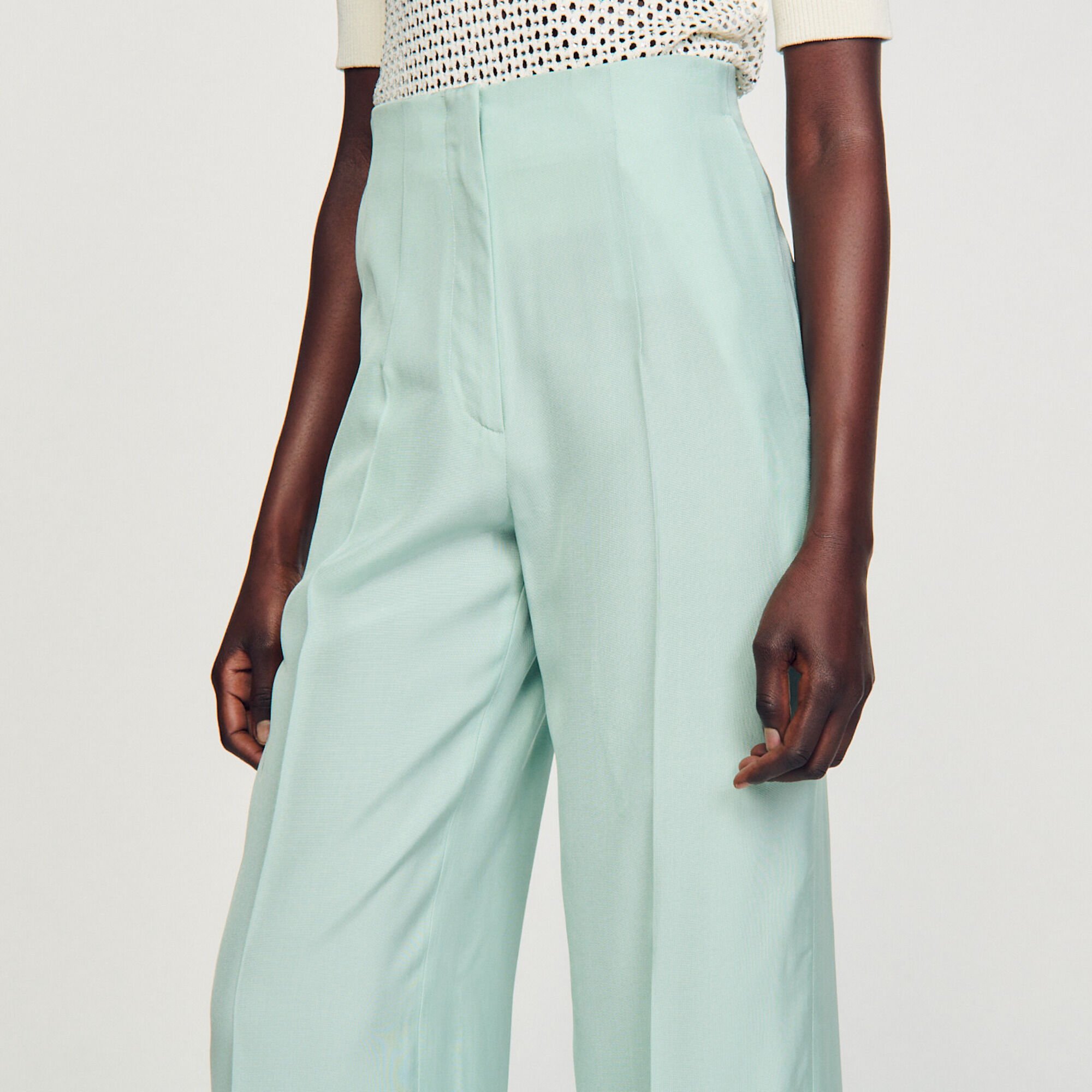 Wijdvallende pantalon