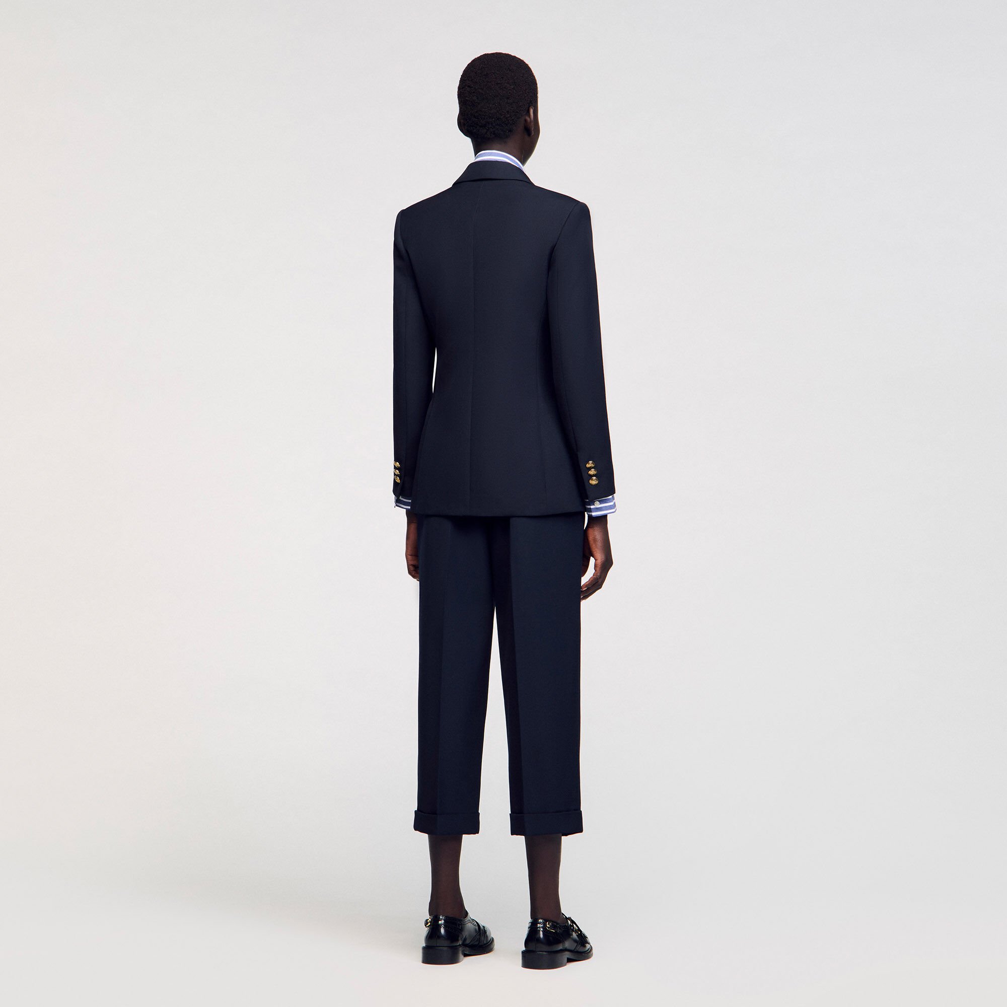 Damesblazer met dubbele knopenrij