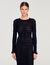 Lange jurk tricot met stras